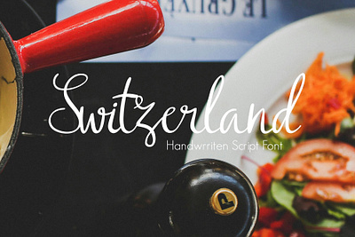 Switzerland - Script Font branding calligraphy creative market custom font designer flowing font handwritten script script font