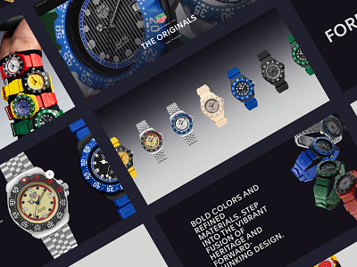 TAG HEUER X KITH design graphic design interface ui webdesign