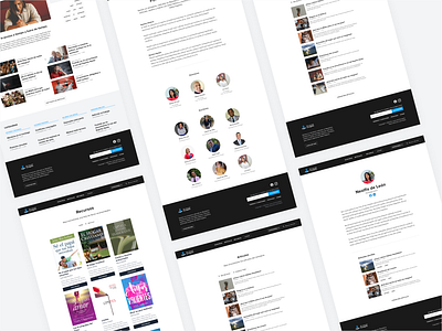 Blog screens - Por Causa del Evangelio blog design ui web design webpage