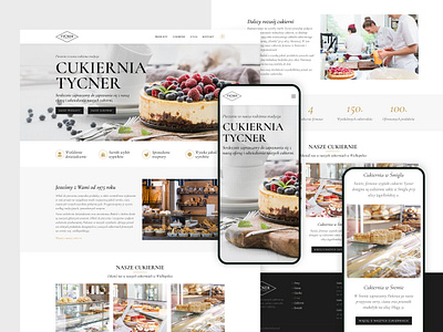 Web design for local confectionery branding graphic design web design website wordpress