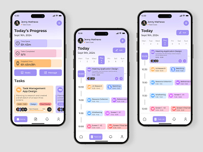 Task Management App 📋 app design bmvsi collaborationtools design mobile design mobileapp notion organizer product design productivity productivityapp saas task task list task management tasktracking to do ui ux