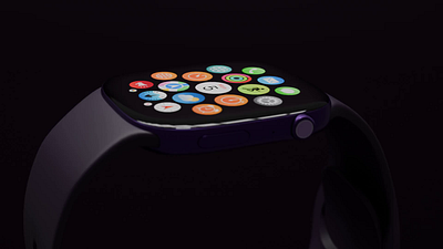 Apple watch 3d animation