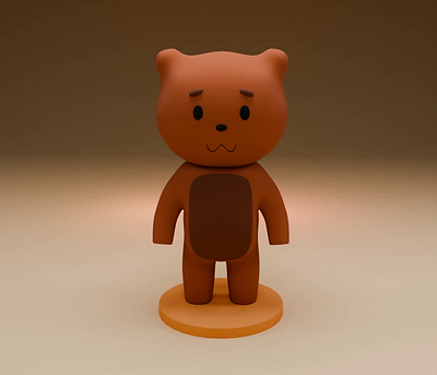 Just a bear 3d animation