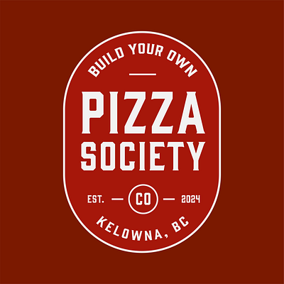 Pizza Society Restaurant Logo Branding ad advertisement brand brand design branding design food graphic design illustration logo pizza restaurant ui ux vector