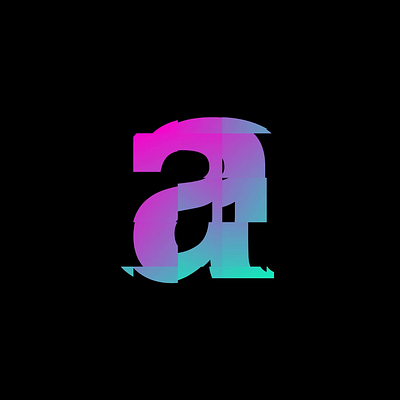 Letter 'A' animation