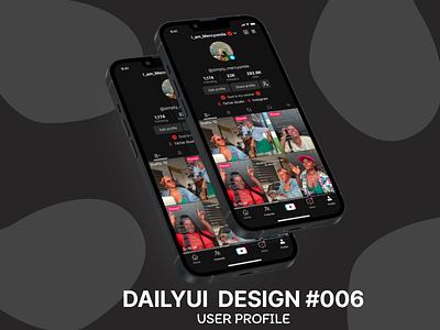 DailyUI #006 dailyui design designchallenge figma uichallenge userprofile