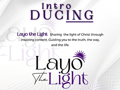 A LOGO DESIGN AND BRIEF FOR LAYO THE LIGHT. about branding design graphic design light logo