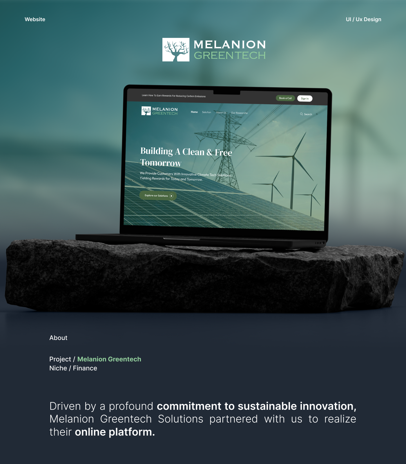 Example of Responsive Website UI Design