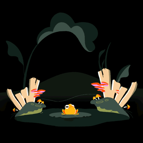 The wicked which of toads 2d animation cell animation gif halloween illustration loop toad vector which