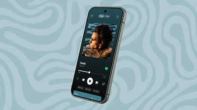 Daily UI Challenge - Day 009 - Music Player daily ui music player music player ui spotify ui