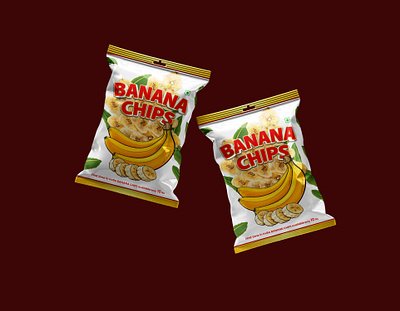 Banana Chips Packaging Design animation babana chips design banana chips packaging design graphic design logo motion graphics packaging design