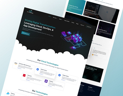 Stillforward - Landing Page Design for Tech Leadership in Cloud branding design follow me forsale illustration logo popular ui uidesign webdesign