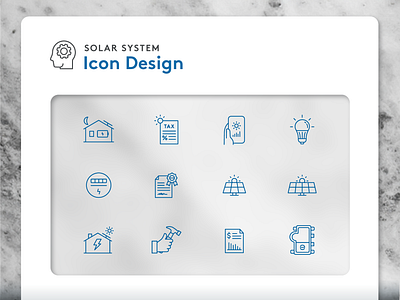 CASE STUDY: Icon Solar System branding case study design digital graphic design icon icon system icons print style guide ui web