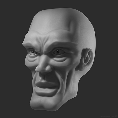 VR head sculpture 3d modeler 3d sculptor adobe black and white male head metin seven portrait substance 3d modeler virtual reality vr