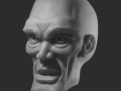 VR head sculpture 3d modeler 3d sculptor adobe black and white male head metin seven portrait substance 3d modeler virtual reality vr