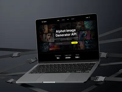 AI Photo generator website ai photo figma ui uidesign uiux user experience user interface ux uxdesign webdesign website design