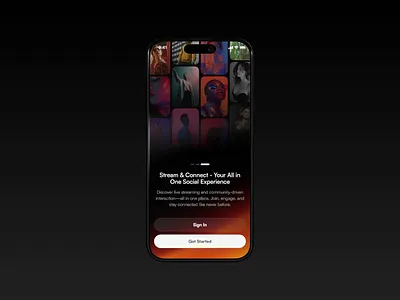 Onboarding Screen for a Social Media App animation app branding design graphic design illustration ui ui design uidesign ux ux design