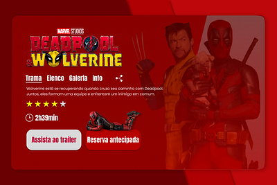 Deadpool X Wolverine - Landing Page | Daily UI #003 dailyui design figma landingpage marvel ui ux