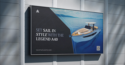 Yachts Atlantis Visual Identity Guidelines branding graphic design logo ui website yachts