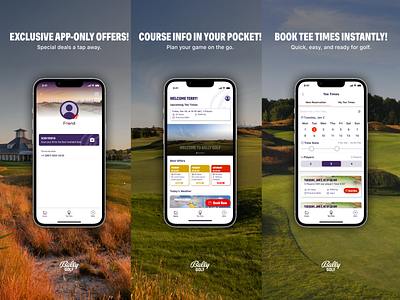 Bally Golf - App Design (Plan A Technologies)