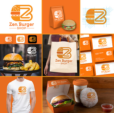 Zen Burger Logo & Branding