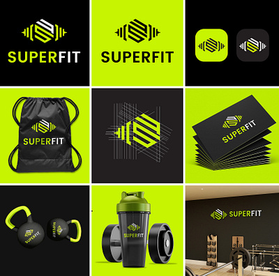 SUPERFIT Logo & Branding branding design graphic design logo