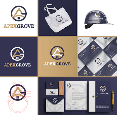 ApexGrove Logo & Branding branding design graphic design logo