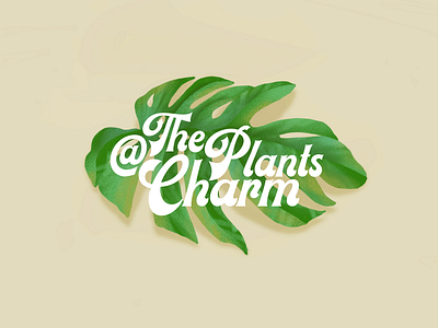 The Plants Charm branding graphic design logo