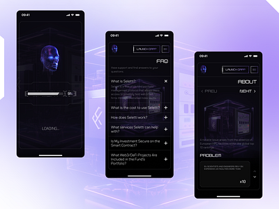 UI UX Design of a Web3 Fund Platform on a Smart Contract app application crypto design mobile app mobile application nft platform product ui user experience user interface ux web app web application web design web3