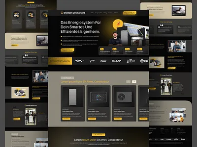 Solar Energy Landing Page corporatedesign energysolutions energysystem figmadesign homepage landing page minimaldesign modernui productdesign renewableenergy responsivedesign smarthome solar solarenergy sustainabledesign uiuxdesign userexperience web design webdesigninspiration websitedesign