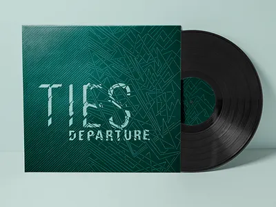 Ties - Departure Album Art graphic design mixed media