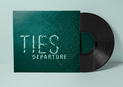 Ties - Departure Album Art graphic design mixed media