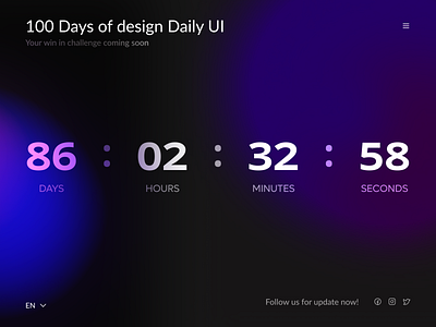 Prompt: Countdown Timer #DailyUI dailyui ui