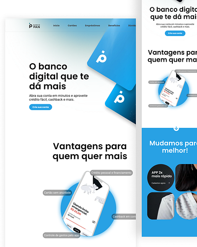 Bank Pan - Landing page framer landing page ui