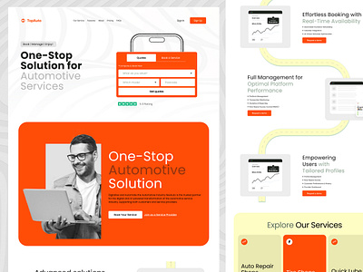 Automotive Solution Website UI Design automotive automotive solution automotive website branding car car rental figma graphic design landing page ui ui design uiux ux ux design web design web development website website design