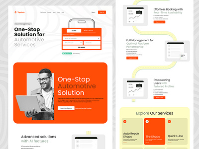 Automotive Solution Website UI Design automotive automotive solution automotive website branding car car rental figma graphic design landing page ui ui design uiux ux ux design web design web development website website design