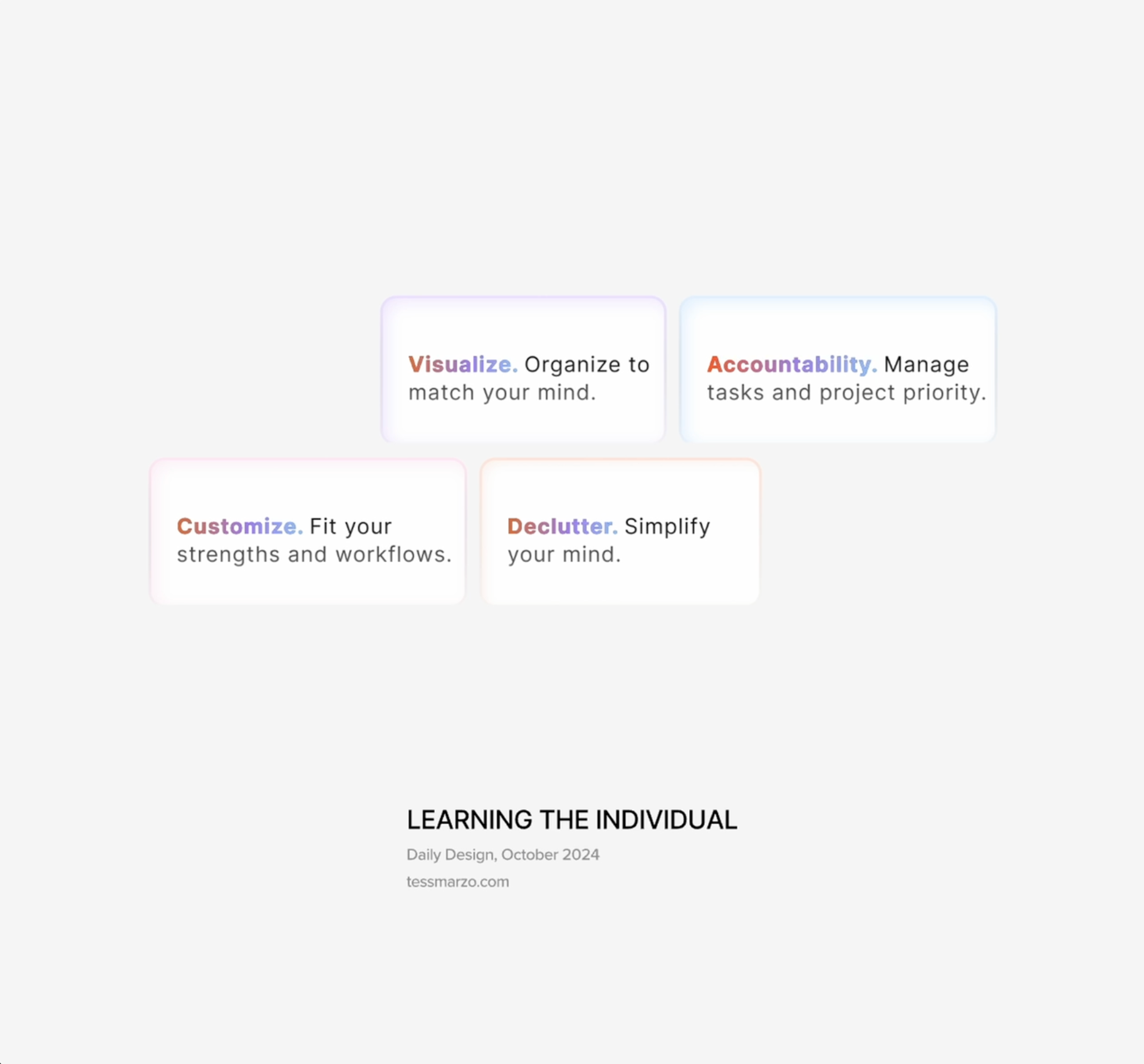 Learning the Individual - NewOS ai animation design digital design motion graphics newos os product design product mvp ui