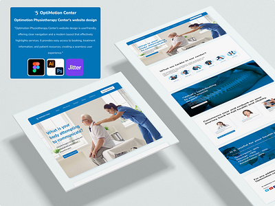 The Optimotion Phyiotherapy Centers Website Design