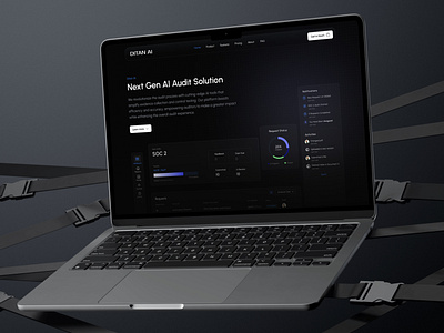 AI Audit Solutions - Client proposal ai audit artificial intelligence audit audit solution auditors b2b dark mode dashboard design landing page saas uiux