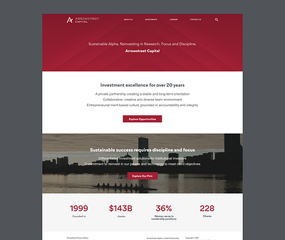 Investment Management Firm Website asset manager design fintech investment management ui website