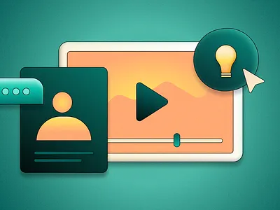 Product Demo product marketing social media spot illustration vector