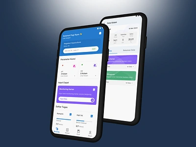 AquaHero v1.2 application design mobile shrimp ui ux