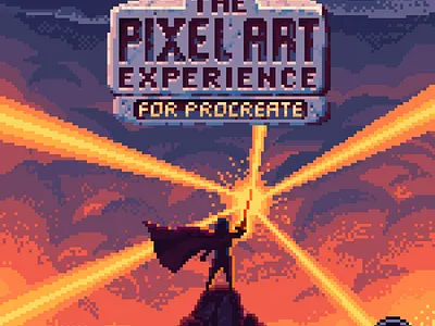 The Pixel Art Brush Set for Procreate by Manero 8bit brush free brush pixel pixel brush procreate