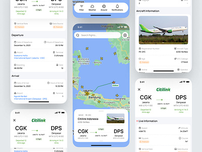 Flight Tracker app flight flight tracker map mobile plane ticket tracker ui ui design uiux