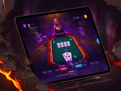 Poker Game - Interface card game casino crypto poker gambling game interface game table gaming interface live poker online casino online poker poker poker design poker game poker site poket table ui ui poker ux web design