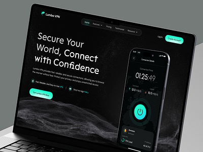 LumbaVPN - SaaS VPN Service Landing Page connection connection speed cyber internet landing page location server moskup network connection network security privacy security server static ip sufshark virtual private network vpn vpn platform vpn proxy vpn server vpn service