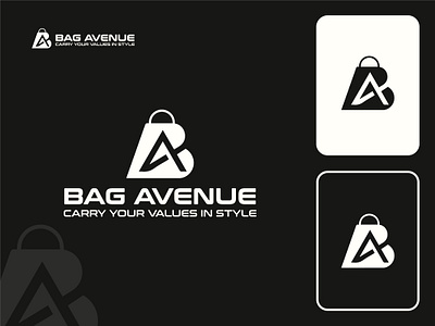 Bag Avenue Logo branding design graphic design illustration logo logotype shariflogohut typography vector