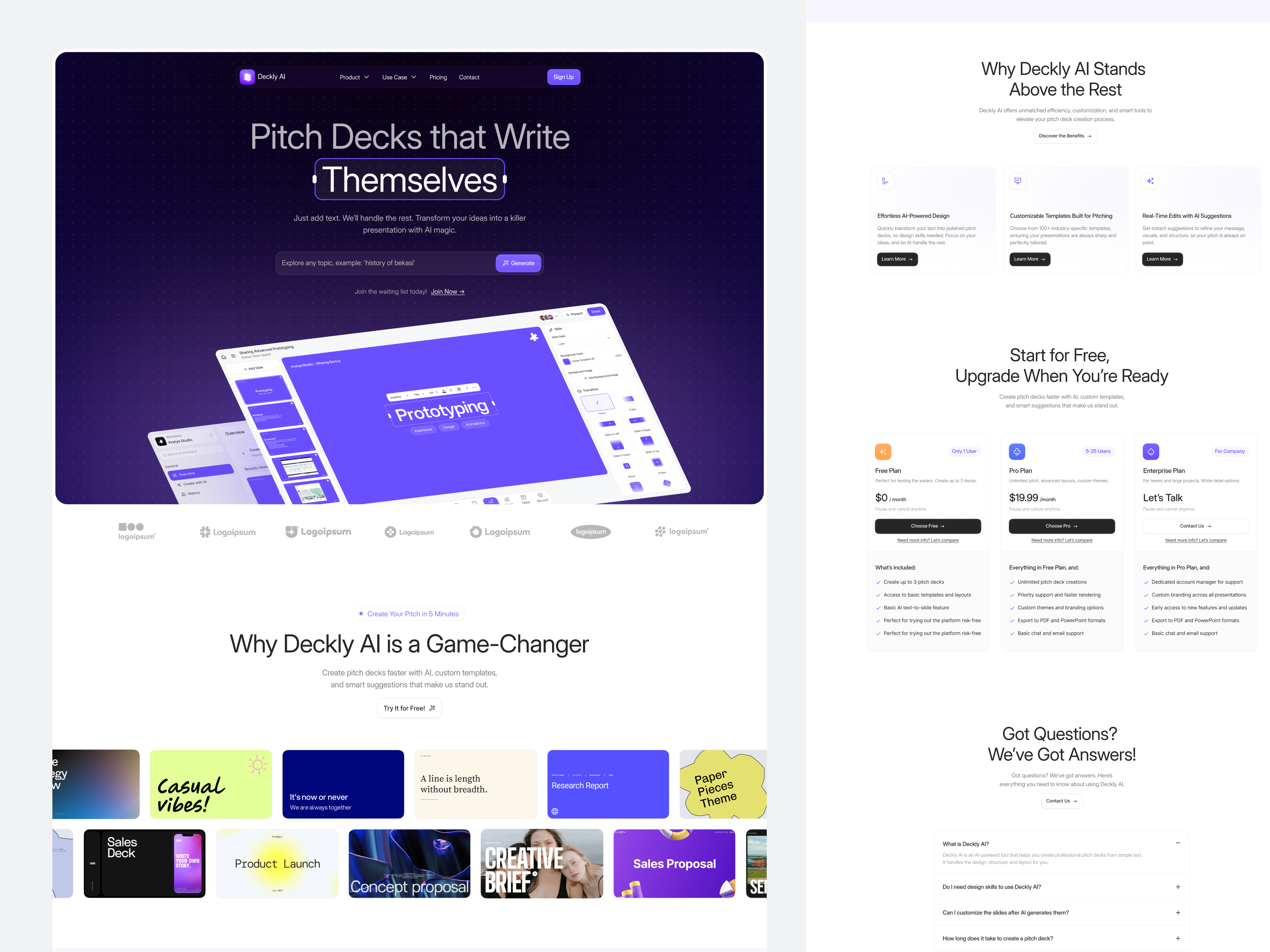 Example of Landing Page Design