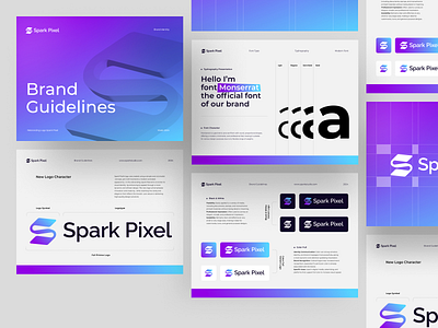 Spark Pixel Logo Guidelines brand brand guide brand identity branding branding design design guidelines halo lab identity logo logo branding new logo rebrand studio visual visual logo