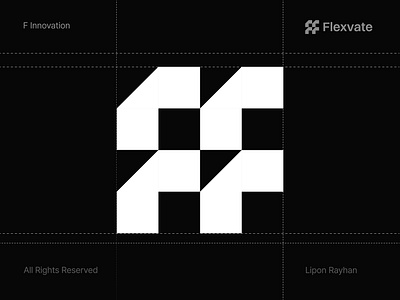 Letter F innovation logo and identity ai brand identity branding crypto f logo finetch letter f logodesigner logotype mark minimalist modern logo monogram tech technology visual identity web3